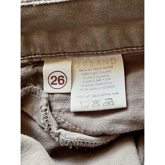 J Brand Womens The Skinny In Taupe Low Rise  811k120 Beige Classic Preppy 26 - Picture 4 of 9